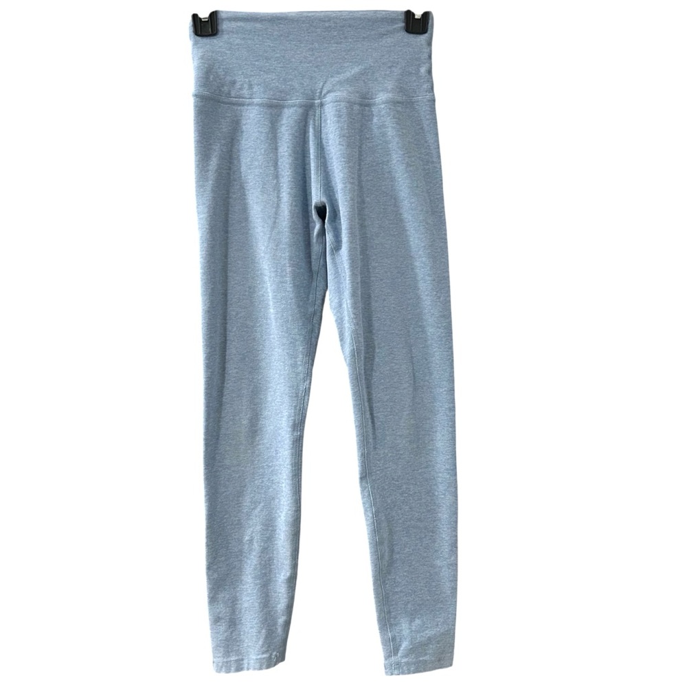 Beyond Yoga Spacedye Leggings Midi Length in Light Dusty Sky Blue - Small
